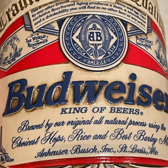 Vintage Budweiser stein mug - Picture 7 of 7